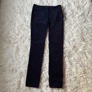 NWT Black Velvet Pants Loft 2 Long